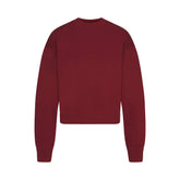 COTTON FLEECE CLASSIC CREWNECK | MERLOT