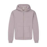 FLEECE LOUNGE MENS RELAXED ZIP UP HOODIE | SHADOW