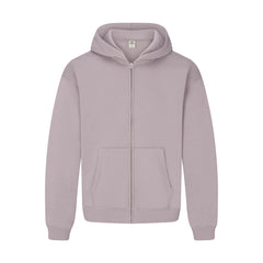 FLEECE LOUNGE MENS RELAXED ZIP UP HOODIE | SHADOW