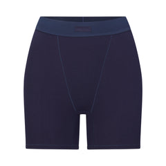 COTTON RIB BOXER | NAVY