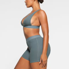 COTTON RIB BOXER | KYANITE