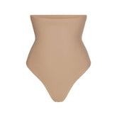 SKIMS BODY CORE SCULPT HIGH-WAISTED THONG | CLAY