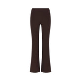 THE ESSENTIAL COLLECTION HIGH-WAISTED CROPPED KICK FLARE PANT | ESPRESSO