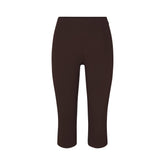 THE ESSENTIAL COLLECTION HIGH-WAISTED CAPRI | ESPRESSO