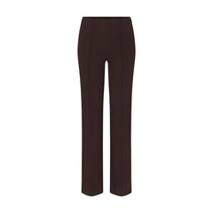 THE ESSENTIAL COLLECTION HIGH-WAISTED PINTUCK STRAIGHT PANT | ESPRESSO