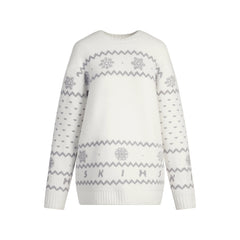 COZY LIGHT CREWNECK PULLOVER | MARBLE HEART FAIR ISLE
