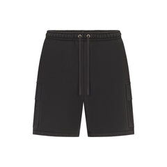 HEAVYWEIGHT FLEECE MENS CARGO SHORT | WASHED ONYX