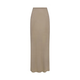 SHEER MODAL LONG SKIRT | DUNE