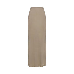 SHEER MODAL LONG SKIRT | DUNE