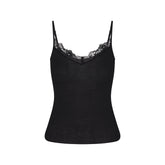 SHEER MODAL LACE CAMI | ONYX