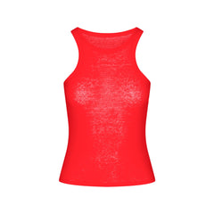 SHEER RIB TANK | CARMINE