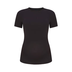 COTTON JERSEY MATERNITY T-SHIRT | SOOT