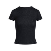 FEATHERWEIGHT CASHMERE TEE | ONYX