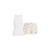 COTTON POPLIN BOXER SLEEP SET | MARBLE CHERUB PRINT