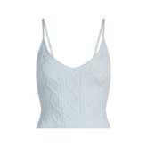 SWEATER KNITS CABLE KNIT CAMI | ZEN BLUE