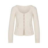 LACE KNIT LONG SLEEVE CARDIGAN | SUGAR
