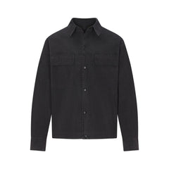 WOVEN MENS RELAXED SHIRT | ONYX