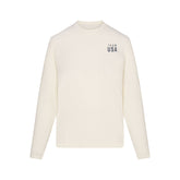 SKIMS FOR TEAM USA WORN IN JERSEY OLYMPIC LONG SLEEVE T-SHIRT | ECRU