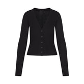 FEATHERWEIGHT CASHMERE CARDIGAN | ONYX
