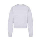 COTTON FLEECE CREWNECK | LIGHT HEATHER GREY