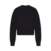 COTTON FLEECE CREWNECK | ONYX