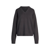 SWEATER KNITS PULLOVER V NECK | ASH