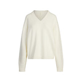 SWEATER KNITS PULLOVER V NECK | IVORY