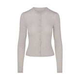 SHEER MODAL CARDIGAN | HEATHER GREY