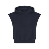 BOYFRIEND FLEECE MUSCLE PULLOVER | NAVY