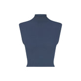 WORN IN JERSEY MOCK NECK TANK | INDIGO