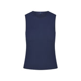 FEATHERWEIGHT CASHMERE SLEEVELESS TOP | INDIGO
