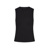 FEATHERWEIGHT CASHMERE SLEEVELESS TOP | ONYX