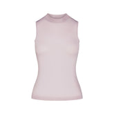 SLINKY KNIT MOCK NECK TANK | IRIS MICA