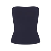 COTTON JERSEY TUBE TOP | NAVY