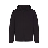 JERSEY LOUNGE MENS ZIP UP HOODIE | OBSIDIAN