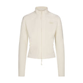 OUTDOOR FLEECE FITTED JACKET | ECRU