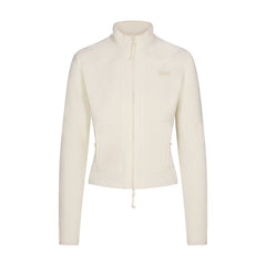 OUTDOOR FLEECE FITTED JACKET | ECRU