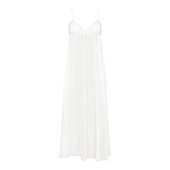 SKIMS ROMANCE LONG SLIP DRESS | IVORY