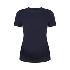 COTTON JERSEY MATERNITY T-SHIRT | NAVY