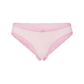 LIGHTWEIGHT COTTON LACE BRIEF | CHERRY BLOSSOM