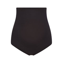 COTTON JERSEY MATERNITY HIGH-WAISTED BRIEF | SOOT