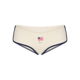SKIMS FOR TEAM USA COTTON JERSEY PARALYMPIC DOLPHIN BOY SHORT | ECRU