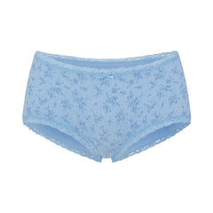 LIGHTWEIGHT COTTON LACE BOY SHORT | SURF DAINTY FLORAL PRINT