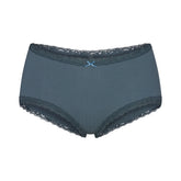 LIGHTWEIGHT COTTON POINTELLE LACE BOY SHORT | ZIRCON TONAL