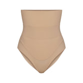 FITS EVERYBODY MATERNITY BANDED HIGH-WAISTED BRIEF | CLAY