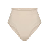 SEAMLESS SCULPT MID WAIST BRIEF | SAND
