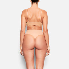 FITS EVERYBODY HIGH-WAISTED THONG | OCHRE