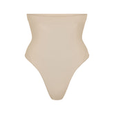 SEAMLESS SCULPT HIGH-WAISTED THONG | SAND