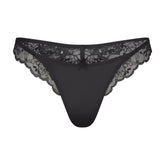 SKIMS LACE THONG | ONYX