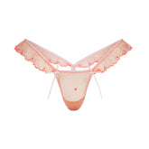 EMBROIDERED TULLE BUTTERFLY THONG | GUAVA HEART TULLE